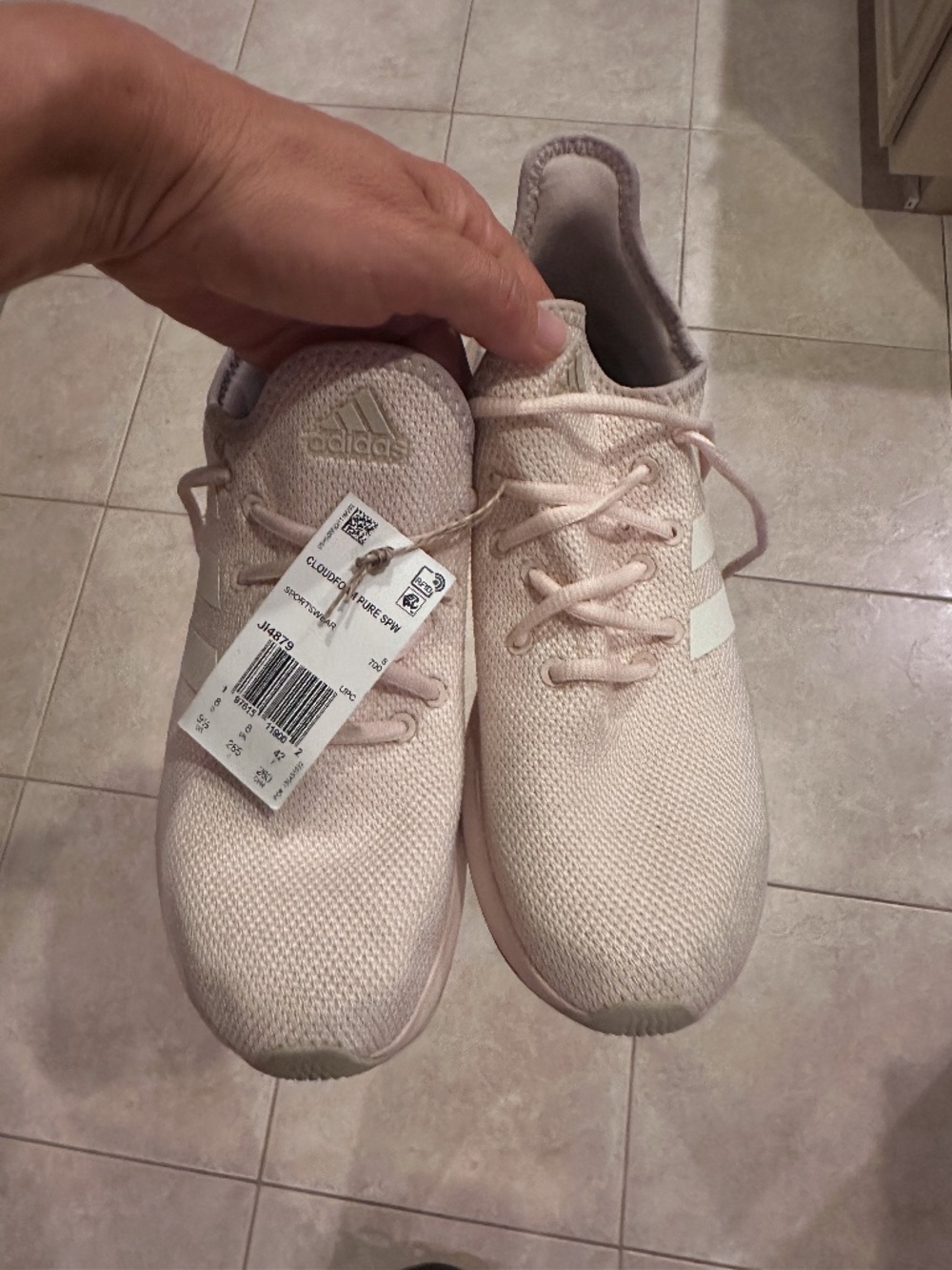 Adidas Cloudfoam pure spa women's shoes size 9.5 pink